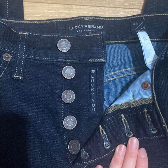 lucky brand high rise skinny bridgette size 24 - Picture 2 of 9